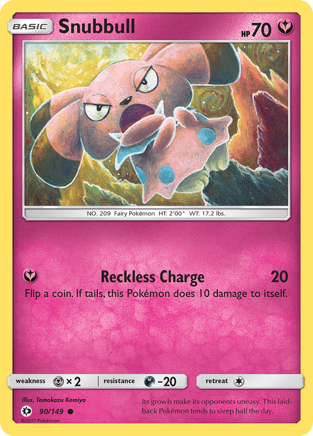 Snubbull — Sun & Moon #90