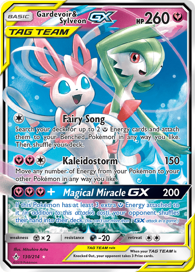 Gardevoir & Sylveon-GX — Unbroken Bonds #130