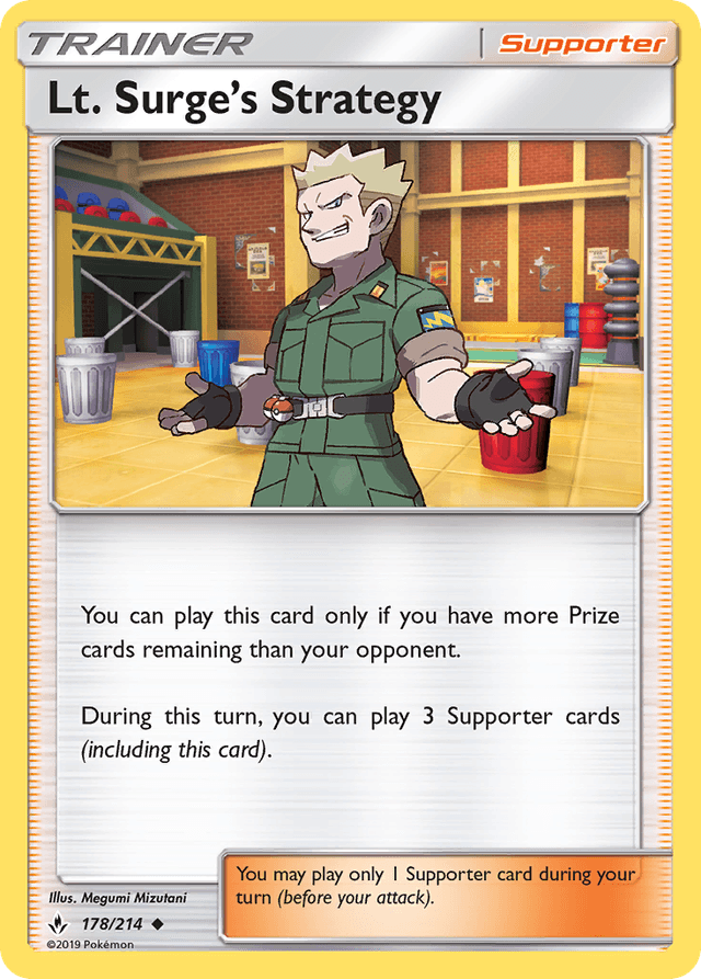 Lt. Surge's Strategy — Unbroken Bonds #178