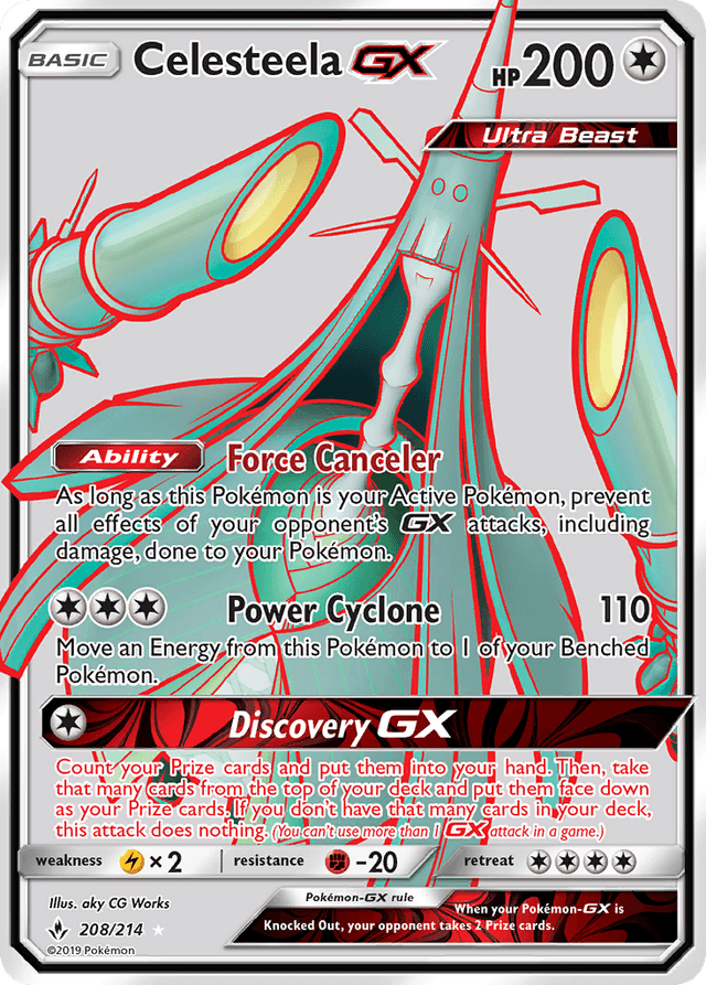 Celesteela-GX — Unbroken Bonds #208