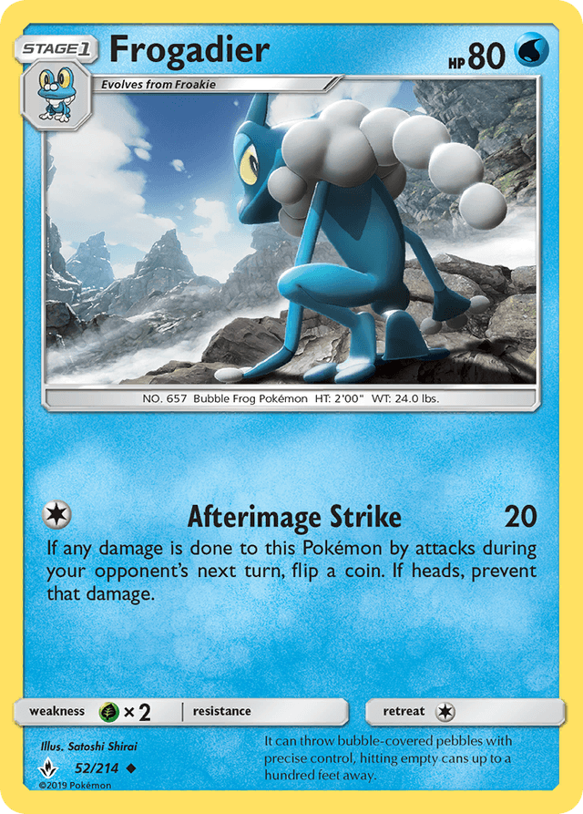 Frogadier — Unbroken Bonds #52