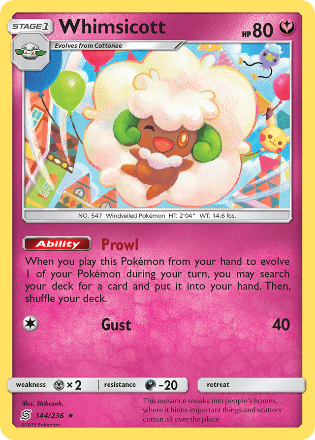 Whimsicott — Unified Minds #144
