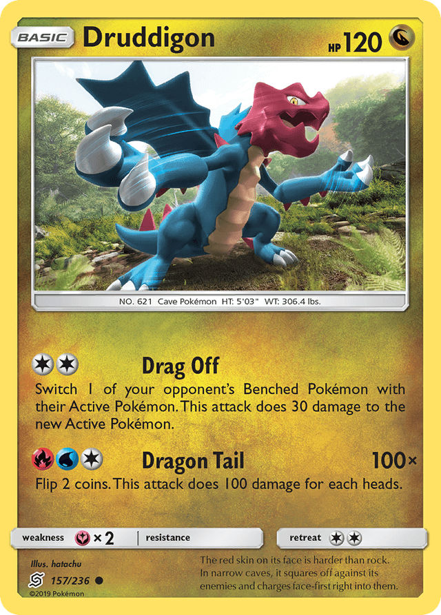 Druddigon — Unified Minds #157