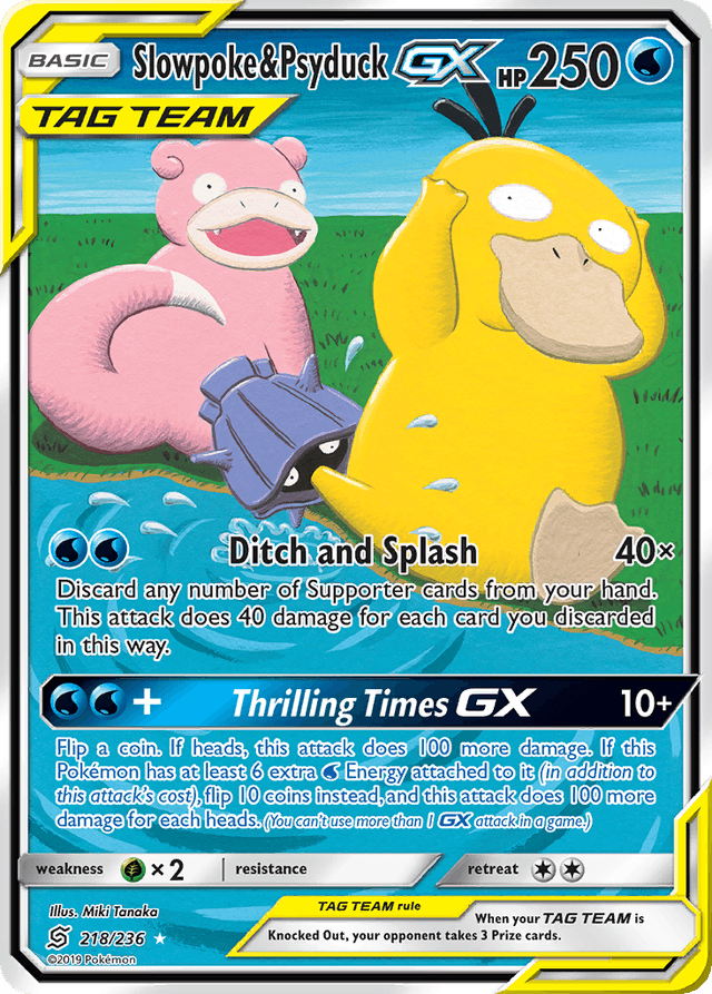 Slowpoke & Psyduck-GX — Unified Minds #218
