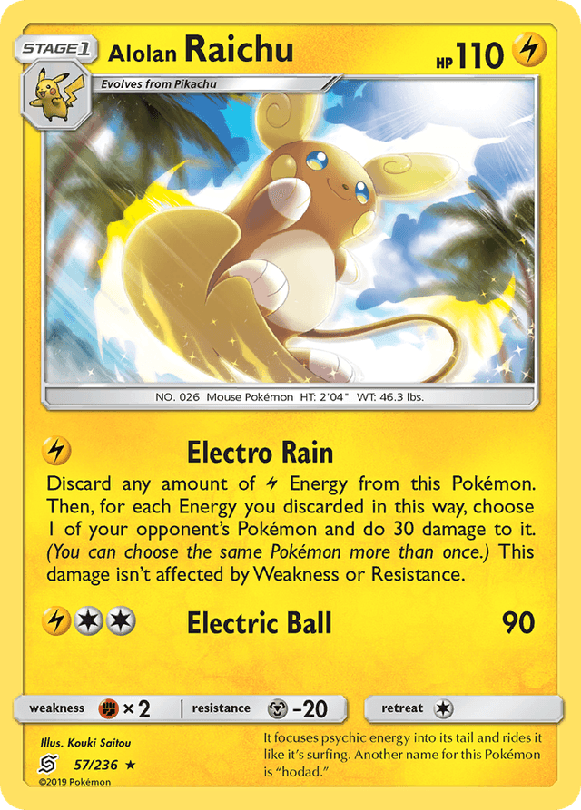 Alolan Raichu — Unified Minds #57