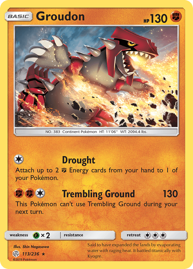 Groudon — Cosmic Eclipse #113