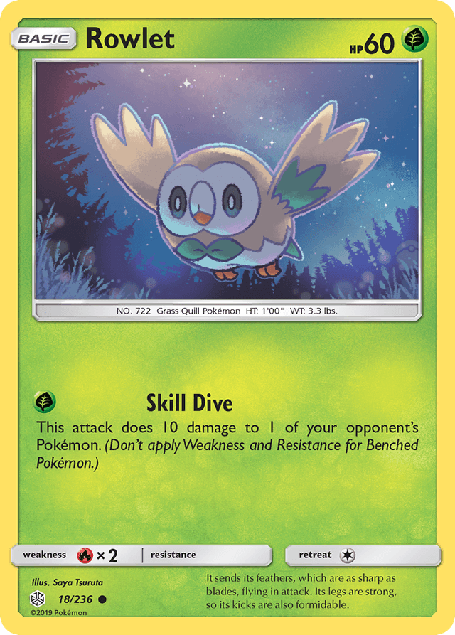Rowlet — Cosmic Eclipse #18