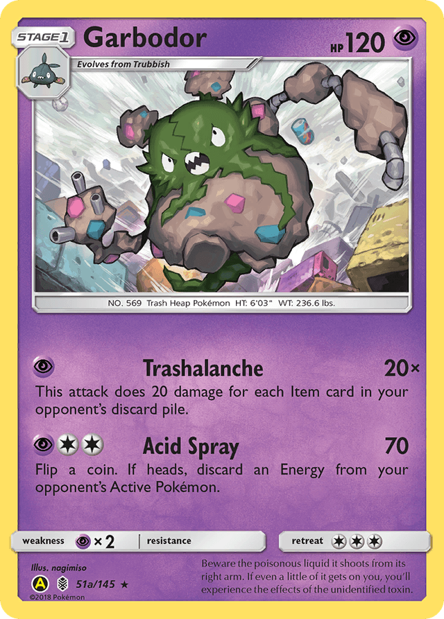 Garbodor — Guardians Rising #51a