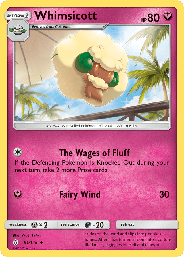 Whimsicott — Guardians Rising #91