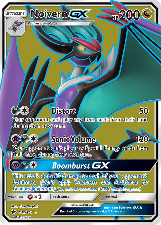 Noivern-GX — Burning Shadows #141
