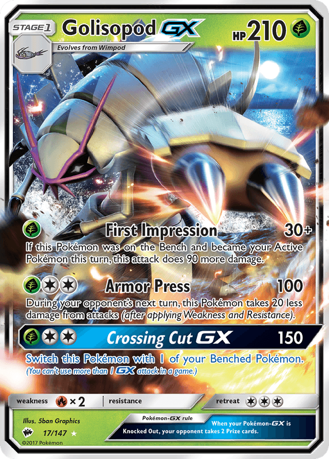 Golisopod-GX — Burning Shadows #17