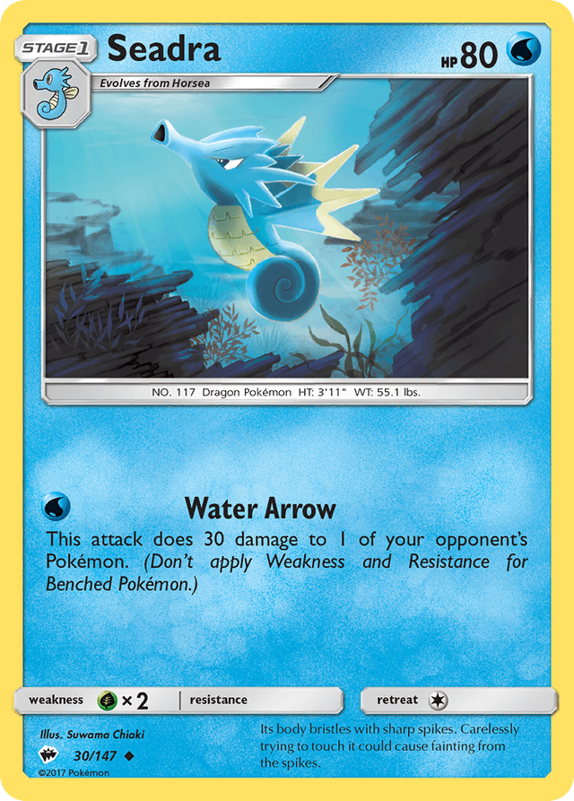 Seadra — Burning Shadows #30