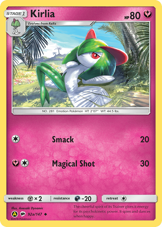 Kirlia — Burning Shadows #92a