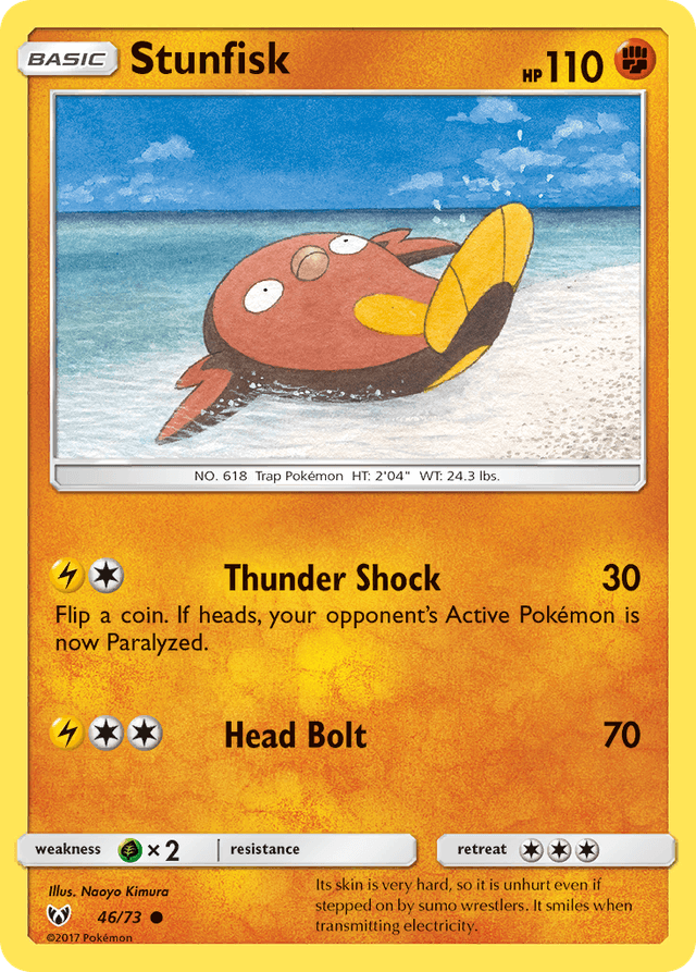 Stunfisk — Shining Legends #46