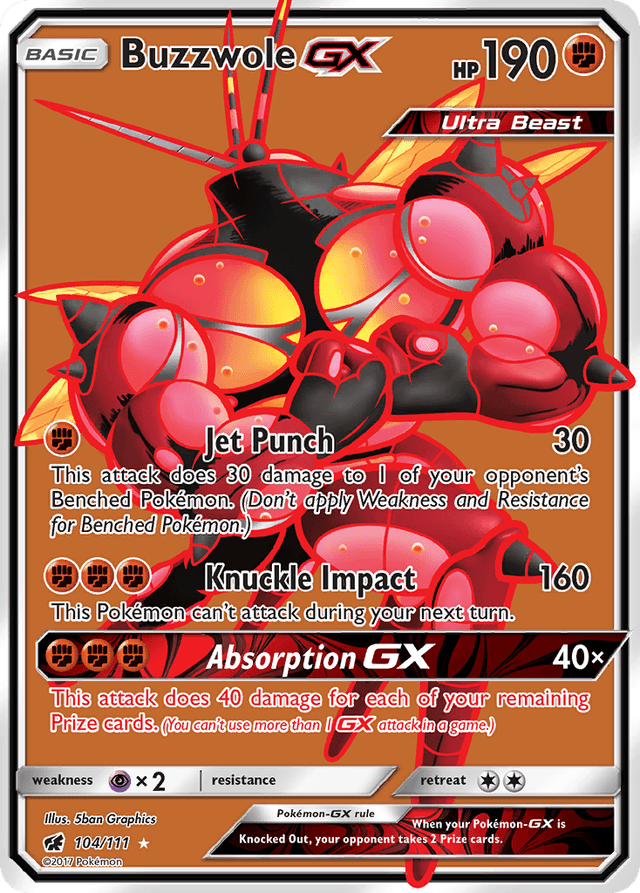 Buzzwole-GX — Crimson Invasion #104