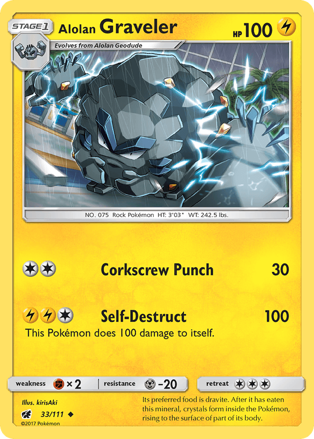 Alolan Graveler — Crimson Invasion #33