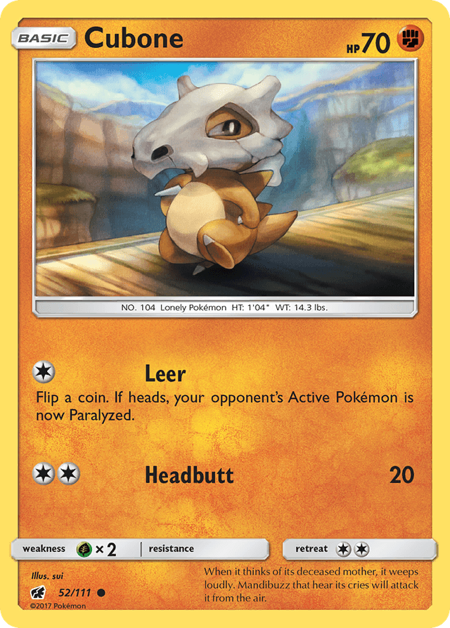 Cubone — Crimson Invasion #52