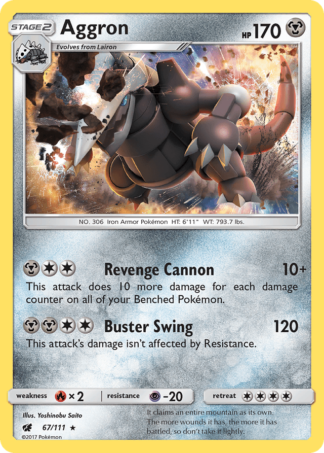 Aggron — Crimson Invasion #67