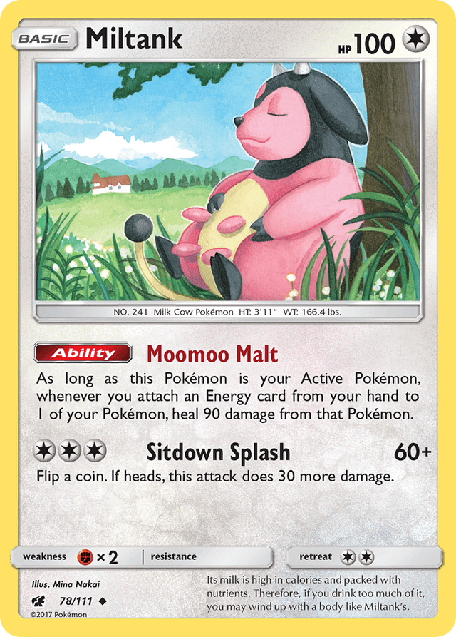 Miltank — Crimson Invasion #78