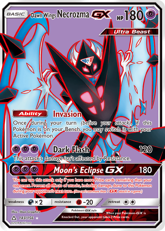 Dawn Wings Necrozma-GX — Ultra Prism #143