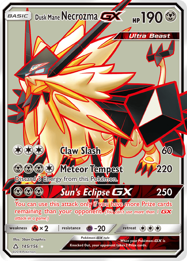 Dusk Mane Necrozma-GX — Ultra Prism #145