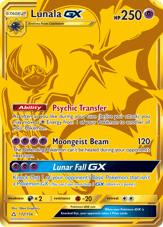 Lunala-GX — Ultra Prism #172