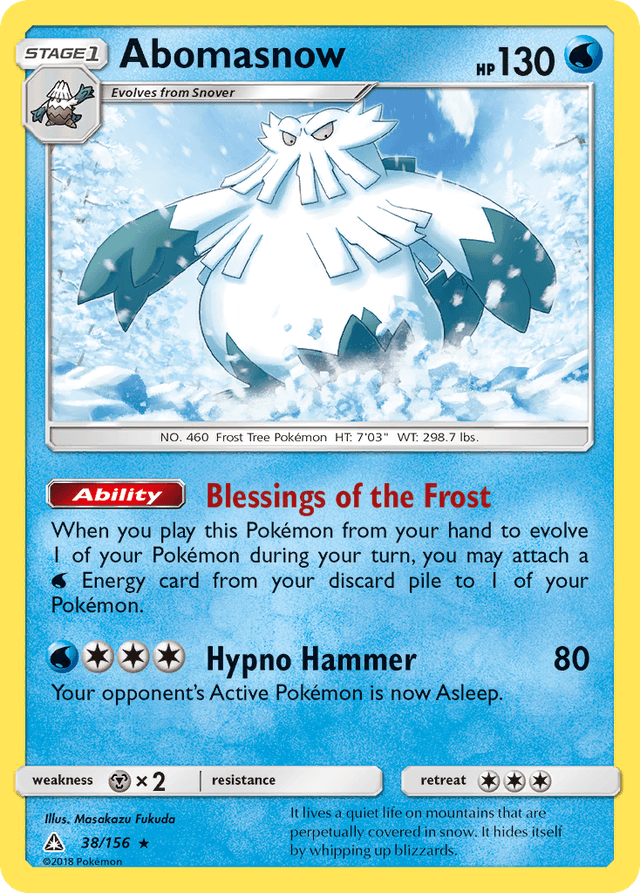 Abomasnow — Ultra Prism #38