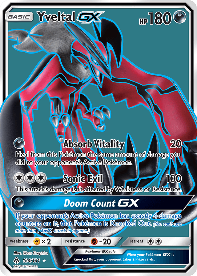 Yveltal-GX — Forbidden Light #124