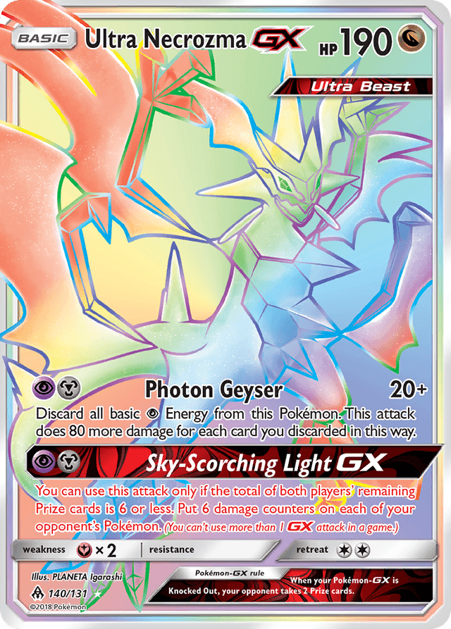Ultra Necrozma-GX — Forbidden Light #140