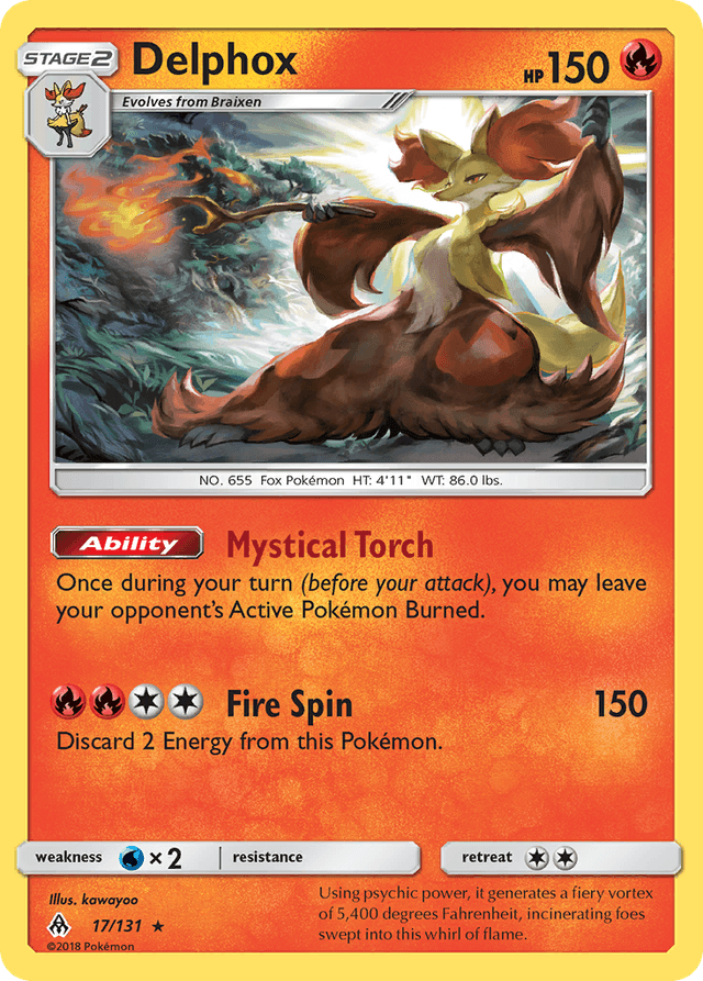 Delphox — Forbidden Light #17