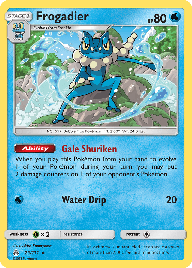 Frogadier — Forbidden Light #23