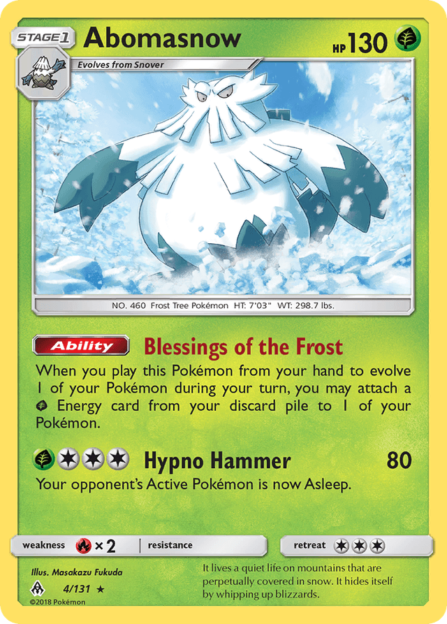 Abomasnow — Forbidden Light #4