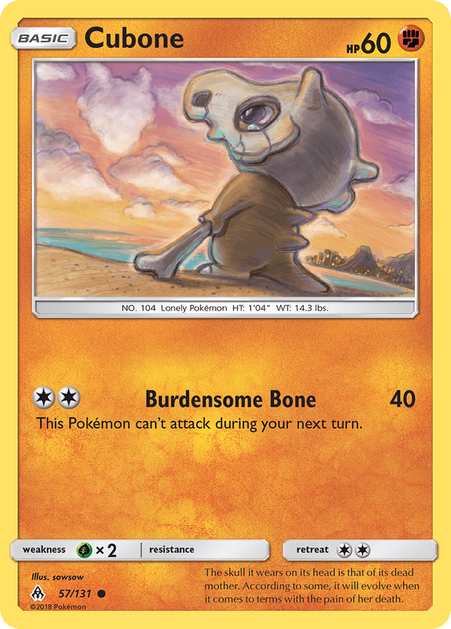 Cubone — Forbidden Light #57