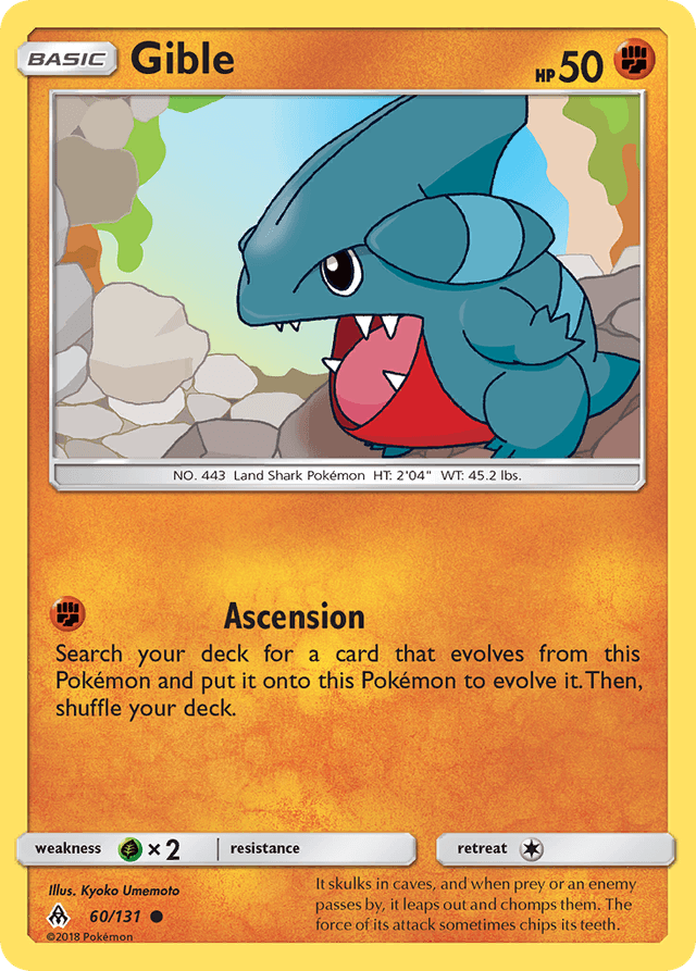 Gible — Forbidden Light #60