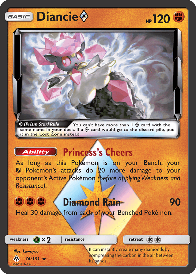 Diancie ◇ — Forbidden Light #74