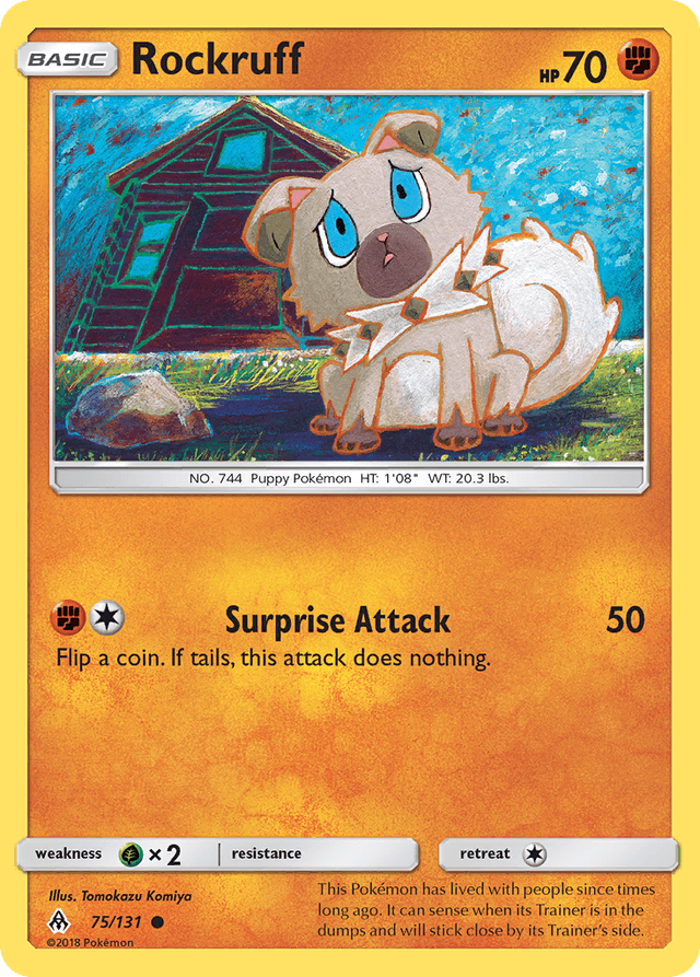 Rockruff — Forbidden Light #75