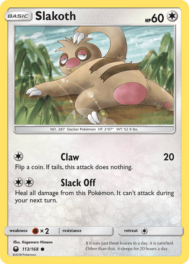 Slakoth — Celestial Storm #113