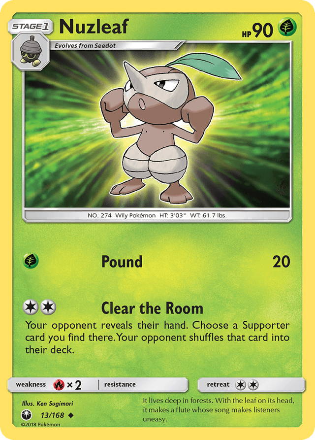Nuzleaf — Celestial Storm #13