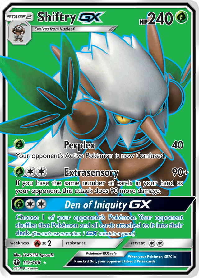 Shiftry-GX — Celestial Storm #152