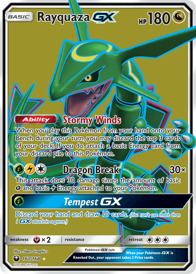 Rayquaza-GX — Celestial Storm #160
