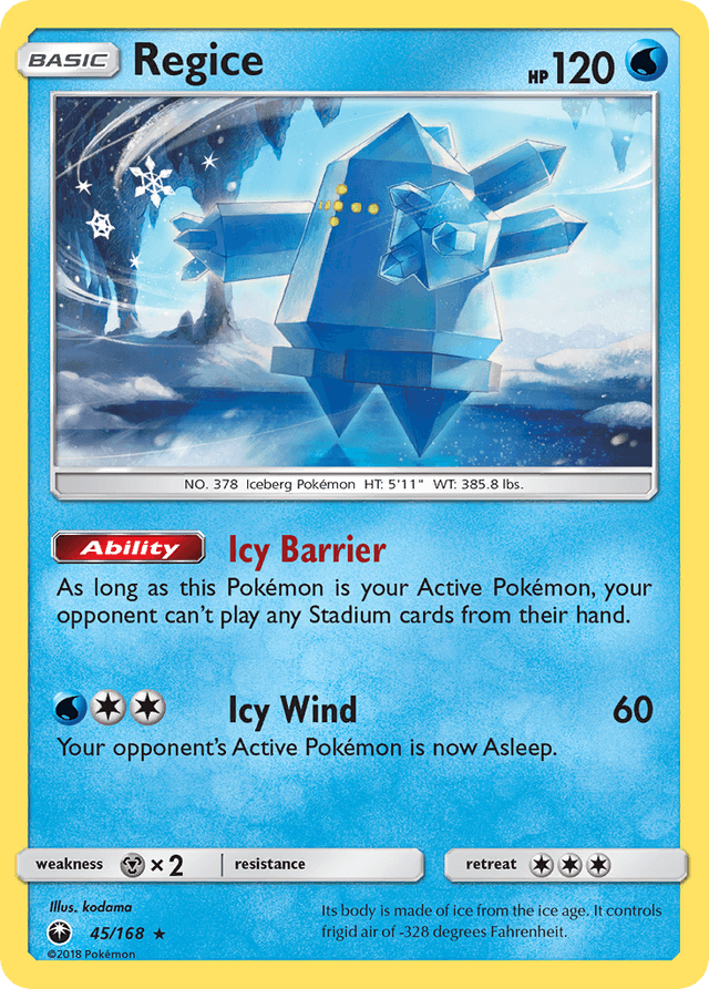 Regice — Celestial Storm #45