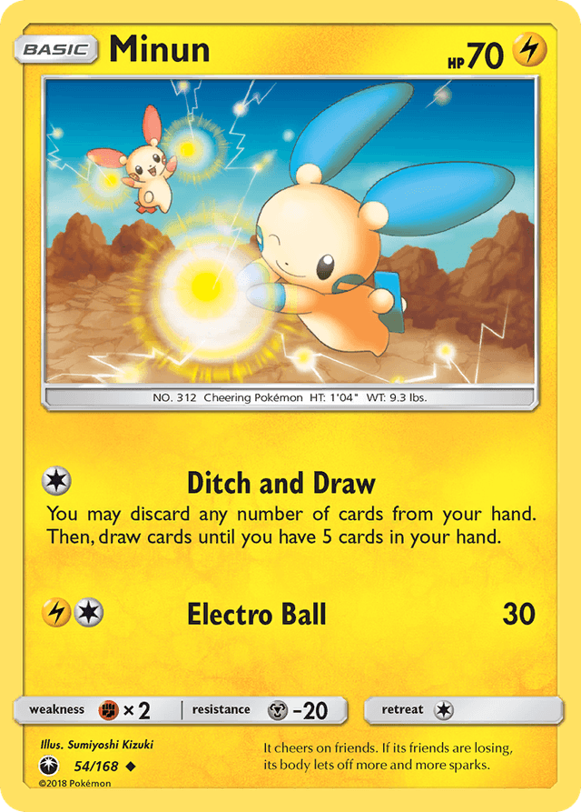 Minun — Celestial Storm #54