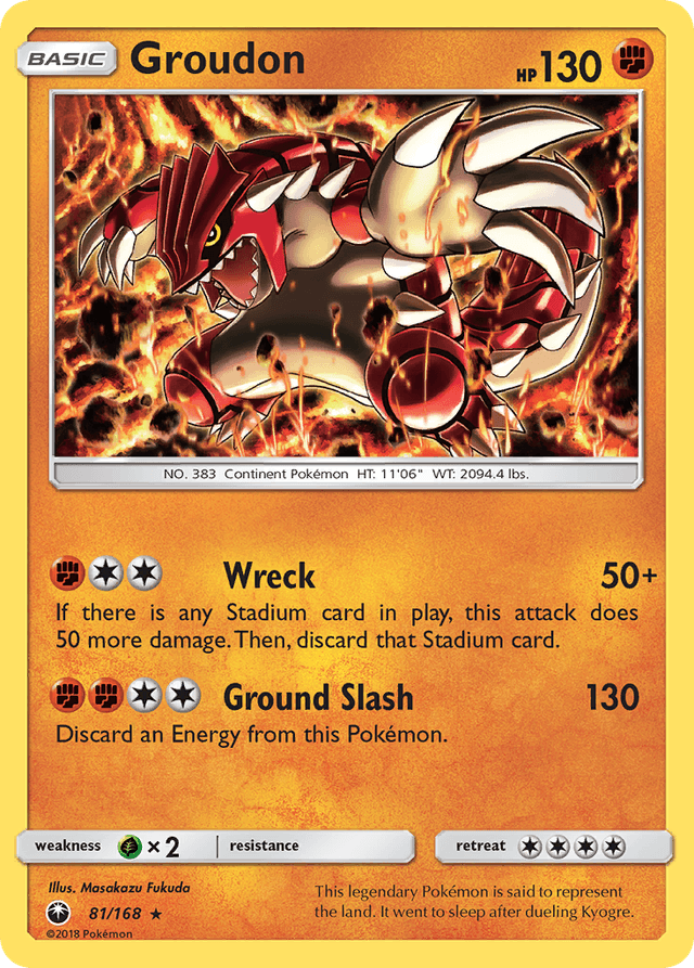 Groudon — Celestial Storm #81