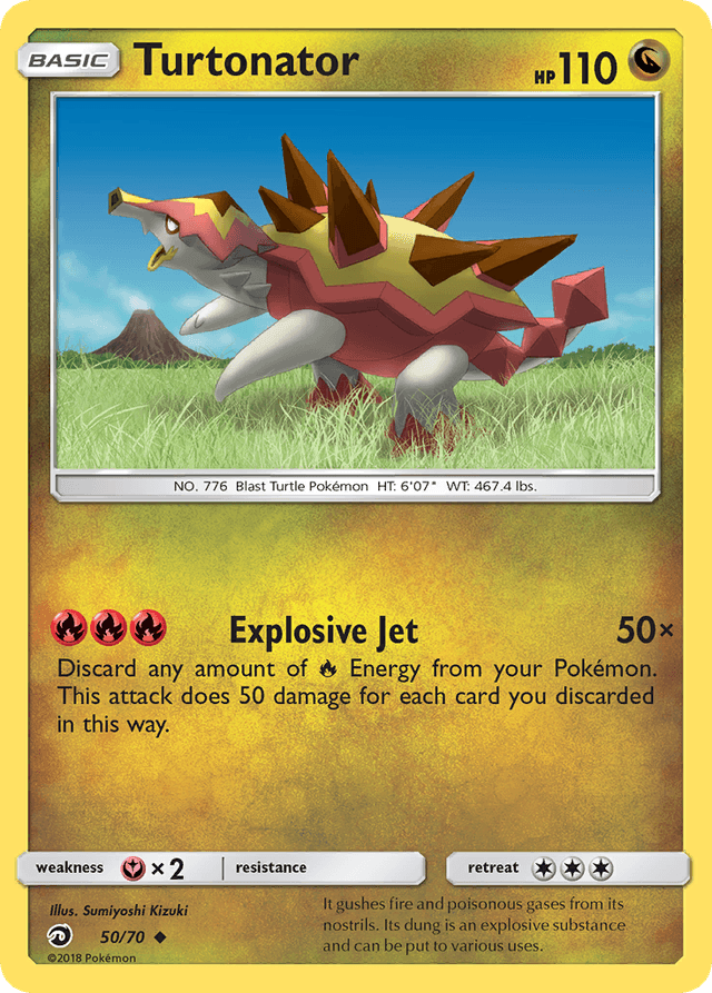 Turtonator — Dragon Majesty #50