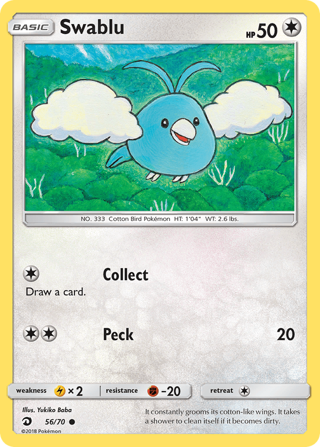 Swablu — Dragon Majesty #56