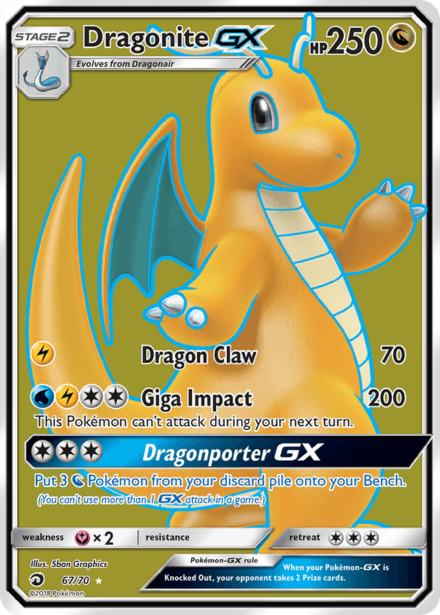 Dragonite-GX — Dragon Majesty #67