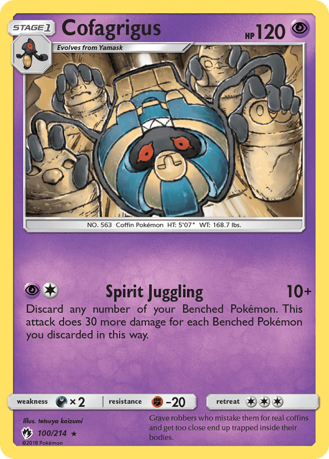 Cofagrigus — Lost Thunder #100
