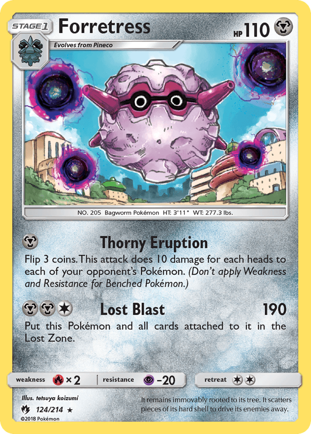 Forretress — Lost Thunder #124