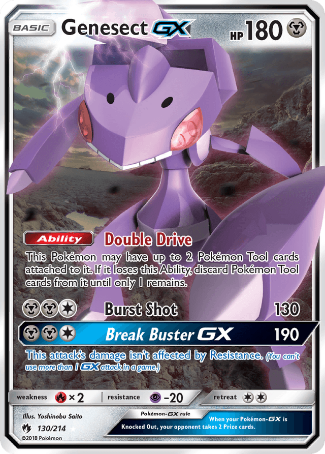 Genesect-GX — Lost Thunder #130