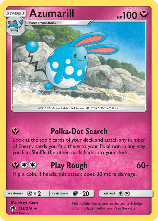 Azumarill — Lost Thunder #136